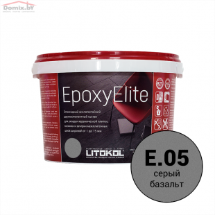 Фуга для плитки Litokol EpoxyElite E.05 серый базальт (2 кг)